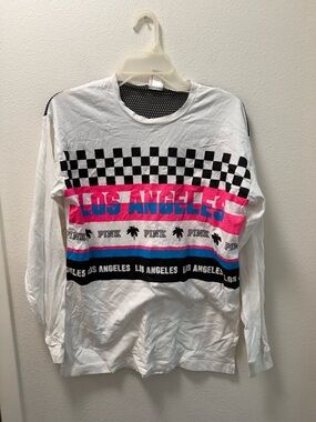 White long sleeve top